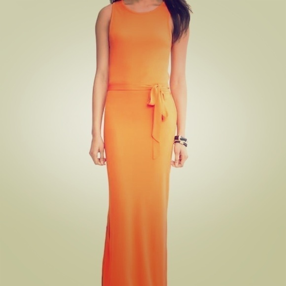Banana Republic orange Maxi Dress - Picture 3 of 7
